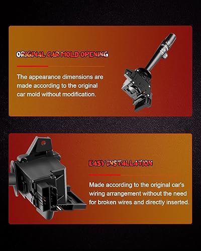 Miniatura 3 de Interruptor de señal de giro para limpiaparabrisas y parpadeo nivel 2003-2007 para Chevy Avalanche Silverado Suburban Tahoe SSR Trailblazer para GMC