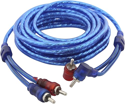 Miniatura 3 de Kit de instalación de amplificador de potencia para automóvil, calibre 8/10, altavoz para automóvil, woofer, subwoofer, cable de audio, línea de