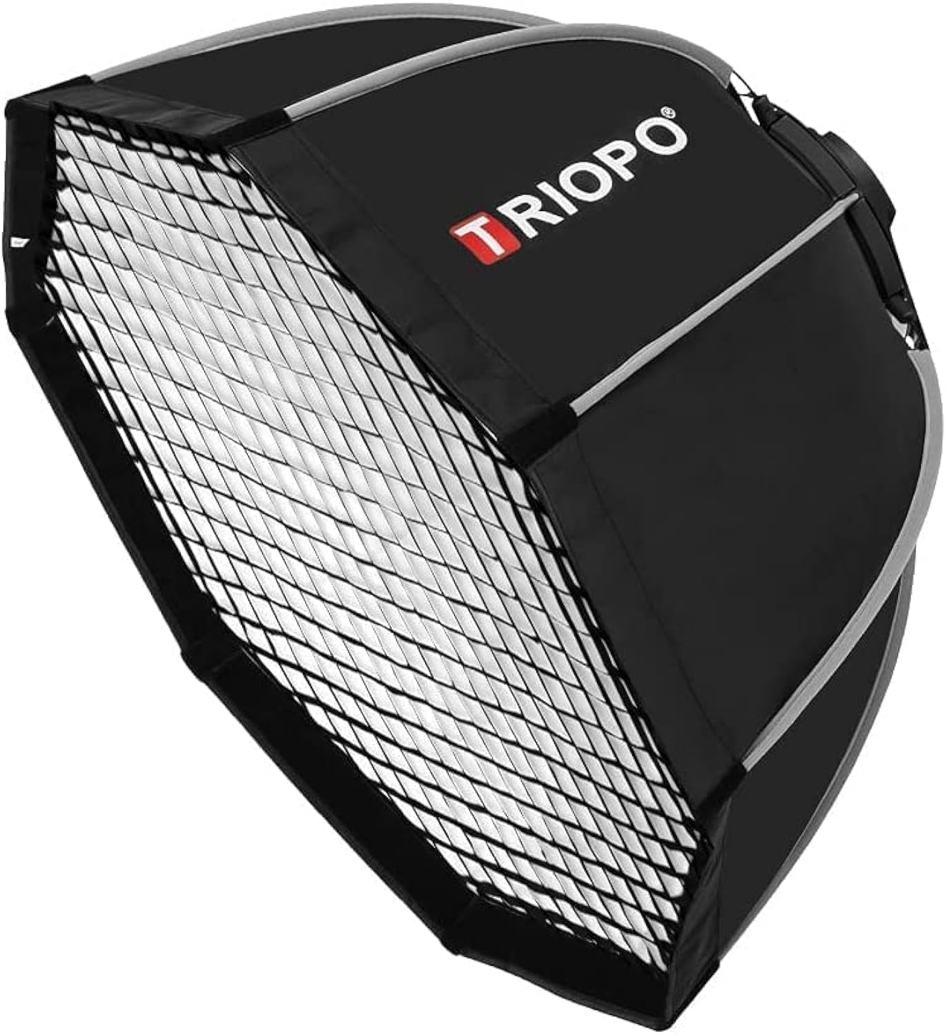 Triopo 65cm K65 Foldable Portable Bowens Mount Octagon Softbox for Studio Flash Strobe LED Lights + Carrying Bag + Grid (2nd Generation) | 1-Yr Warranty