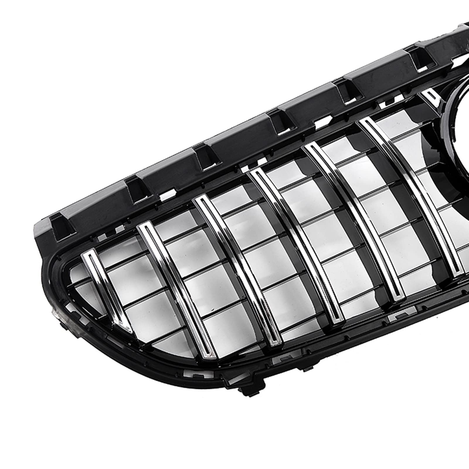 CHEVVY GT R ​​Style Griglia Anteriore Griglia da Corsa Argento Paraurti Superiore Cappuccio di Aspirazione Maglia per Benz Classe B W246 2015-2019 B180 B250 Accessori