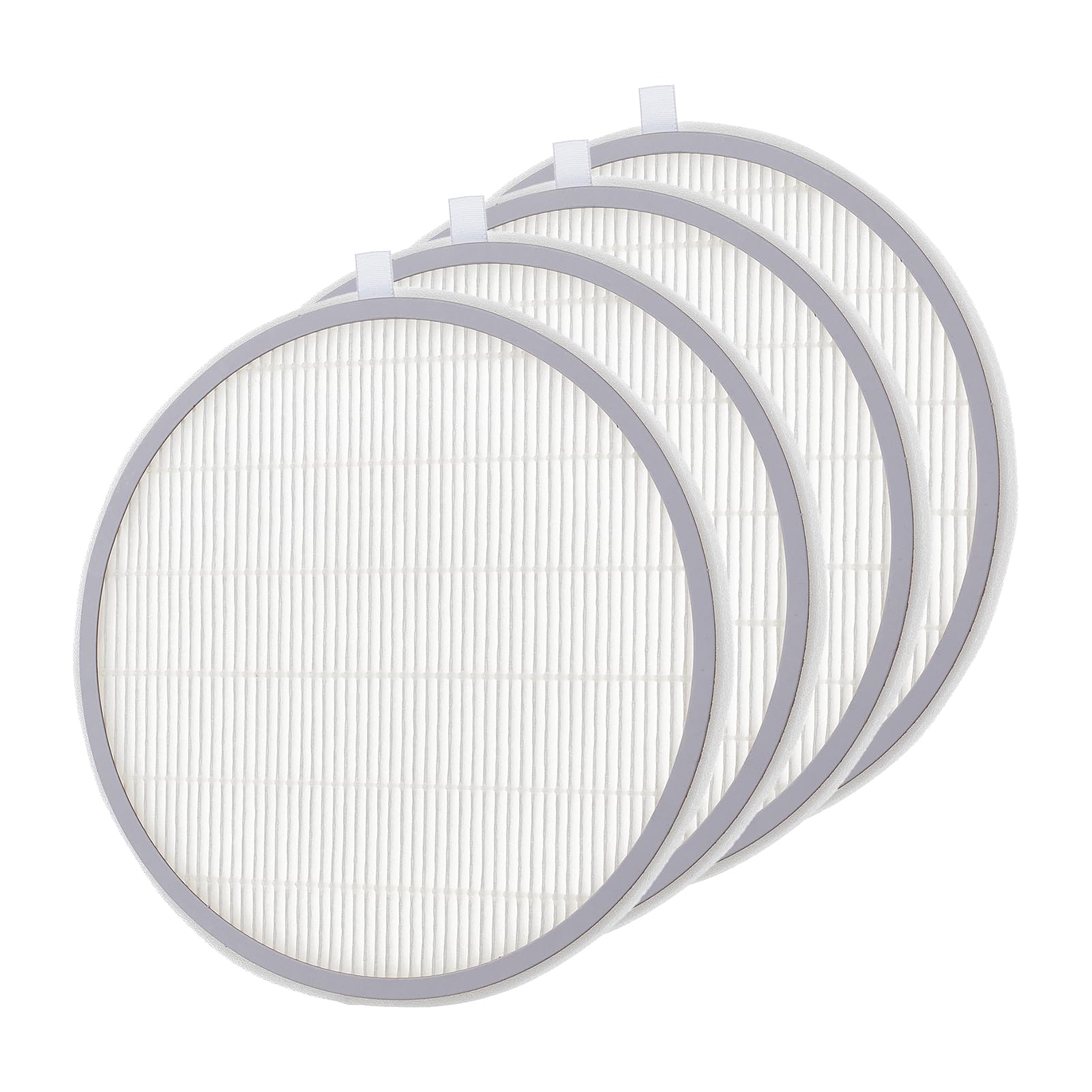 NICENEEDED 4 pz Filtro per Collettore di Polvere per Unghie, Aspirapolvere per Nail Art, Filtro Rotondo per Spolverare Le Unghie, Aspiratore di Polvere per Unghie Bianco