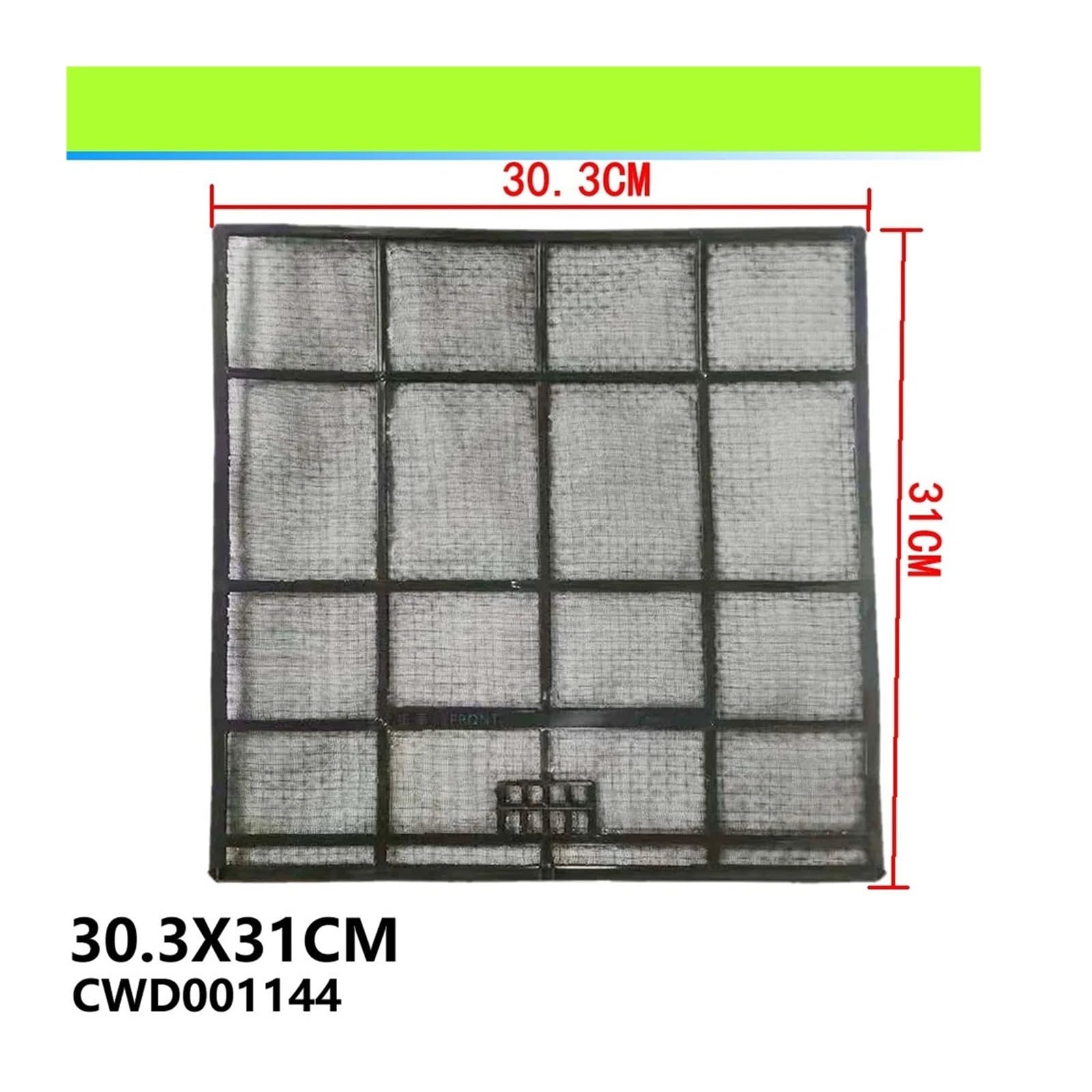CWD001144/D001168 Filtro Del Condizionatore D'aria, Compatibile Con Panasonic, Compatibile Con Rasonic, Dimensioni Delle Parti Dell'aria Condizionata 30,3X31 Cm(2pcs)