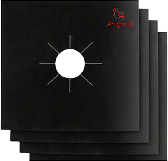 Reusable Gas Stove Hob Protectors Burner Covers Microwave Oven Liners
