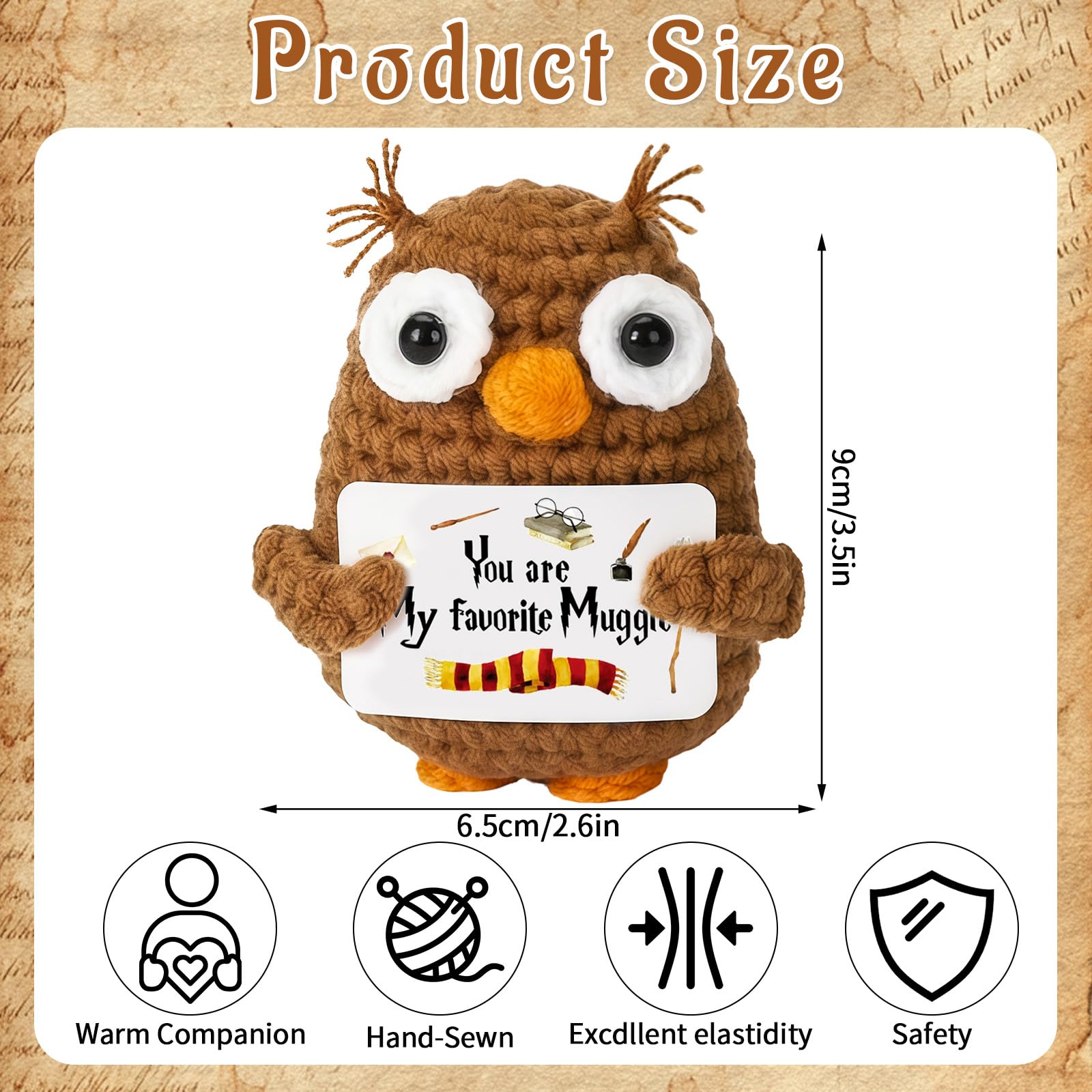 Positive Crochet Animals Emotional Support Crochet - Image 3
