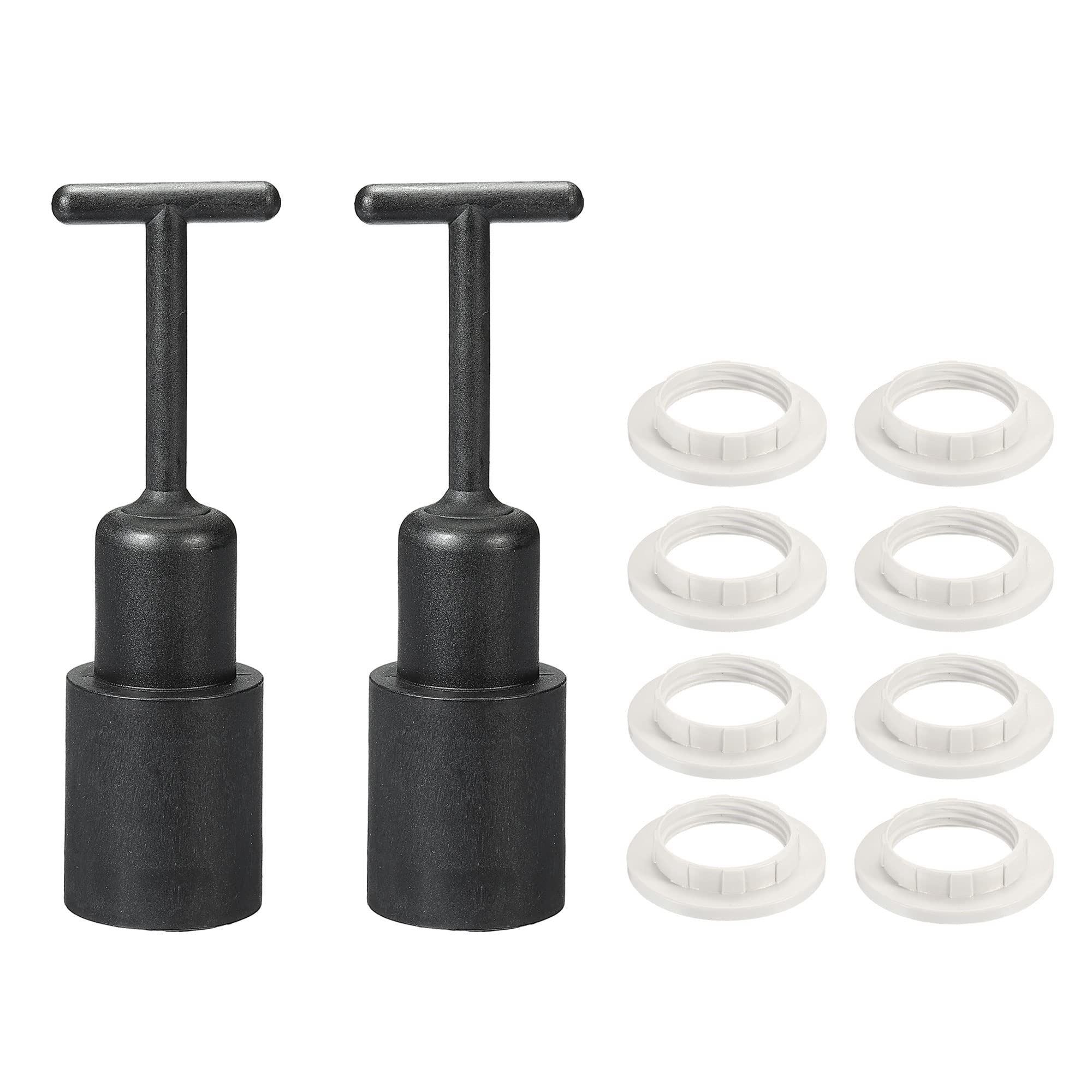 Extractor E14 tipo T para renovar pantallas de lámparas cómodamente en casa, pack de 10 7