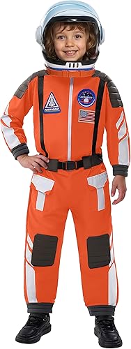 Miniatura 10 de Spooktacular Creations - Disfraz de astronauta con casco, traje de astronauta para niños pequeños, mono unisex para Halloween