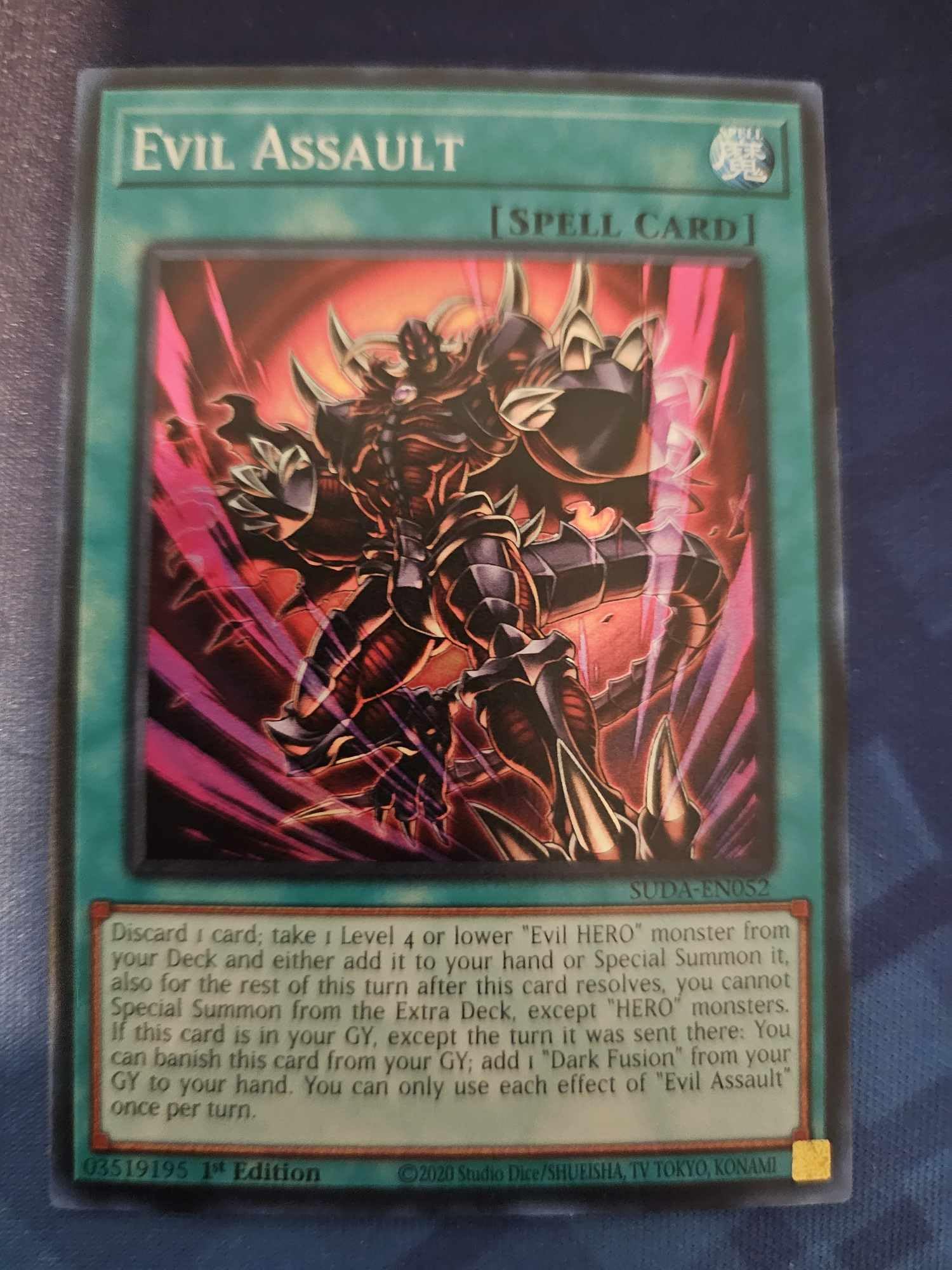 Amazon.com: Evil Assault - SUDA-EN052 - Super Rare - 1st Edition