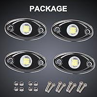 Vista 7 de Luces LED blancas de neón impermeables para debajo del cuerpo, luces de pozo compatibles con Jeep, todoterreno, camiones, camionetas, automóviles
