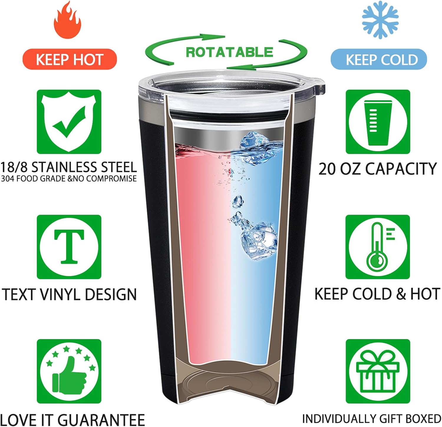 Grifarny Son in Law Gifts - Christmas, Fathers Day, Birthday Gifts for Son in Law - You Are a Really Really Great Soninlaw Tumbler Cup 20oz - Image 9