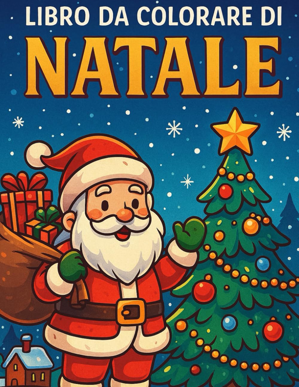 Libro da colorare di Natale: Per un Natale creativo e divertente