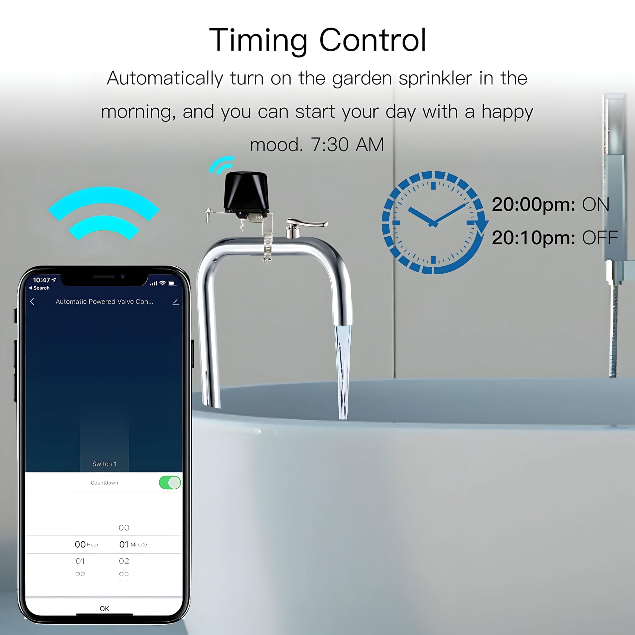 Smart WiFi Valve Controller - Remote Water/Gas Control -2