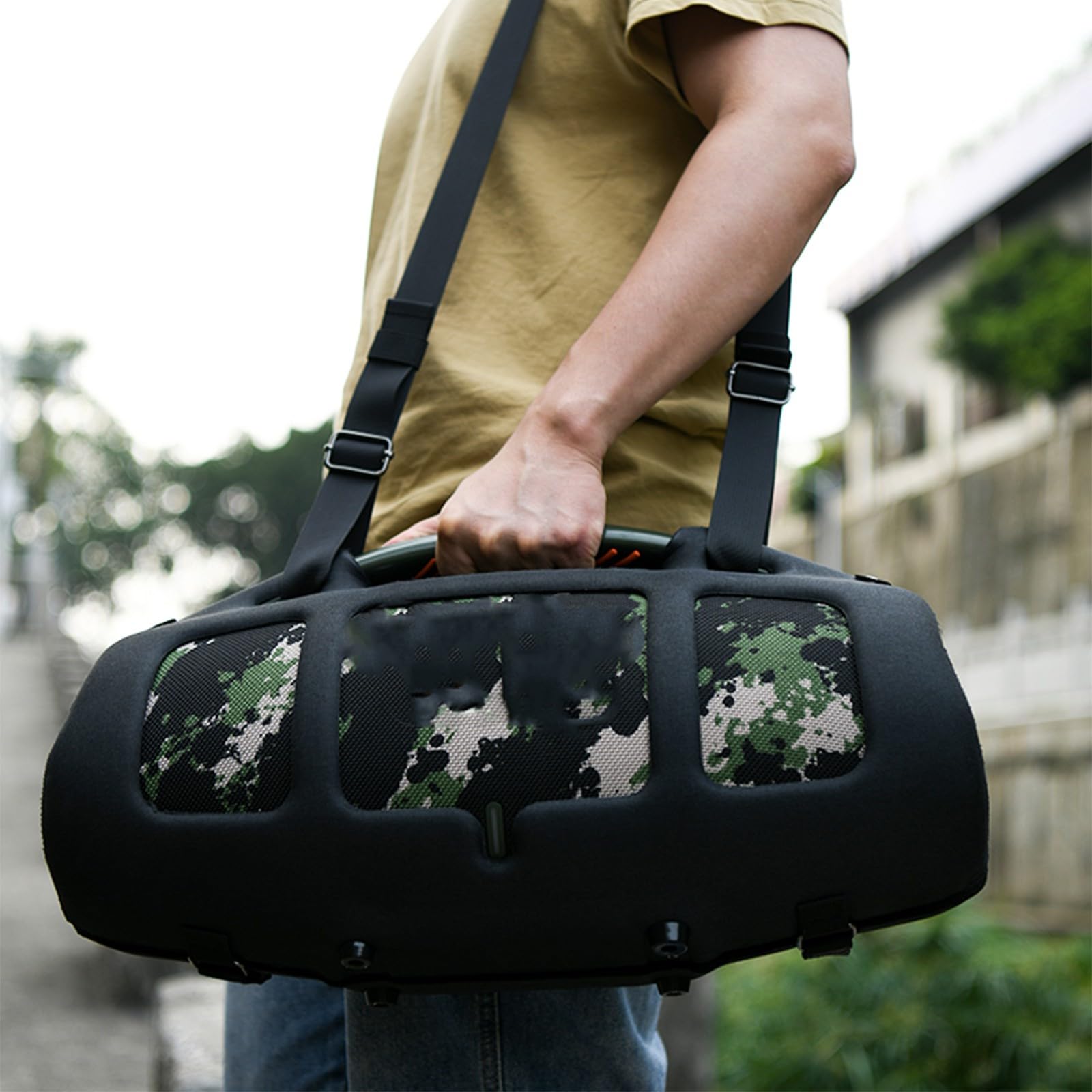 Portable Speakers Case Travel Case Replacement for Boombox 3 Portable Bluetooth-Compatible Speakers Storage Bag Replace