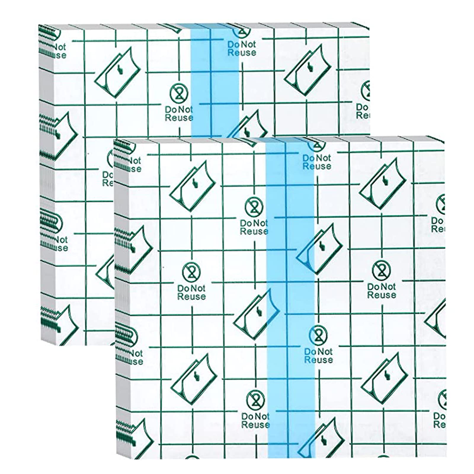 100 PCS Waterproof Bandages Transparent Film Dressing, Second Skin Healing Protective, Clear Adhesive Bandages Shower Shield Dressing Tape for Tattoos Aftercare Swimming(3.1 inch ×3.1 inch)