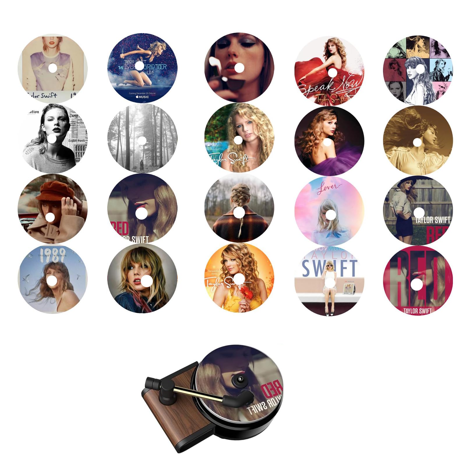 Taylor Gifts Air Freshener Car, 20Pcs Taylor Merch Album Covers Car