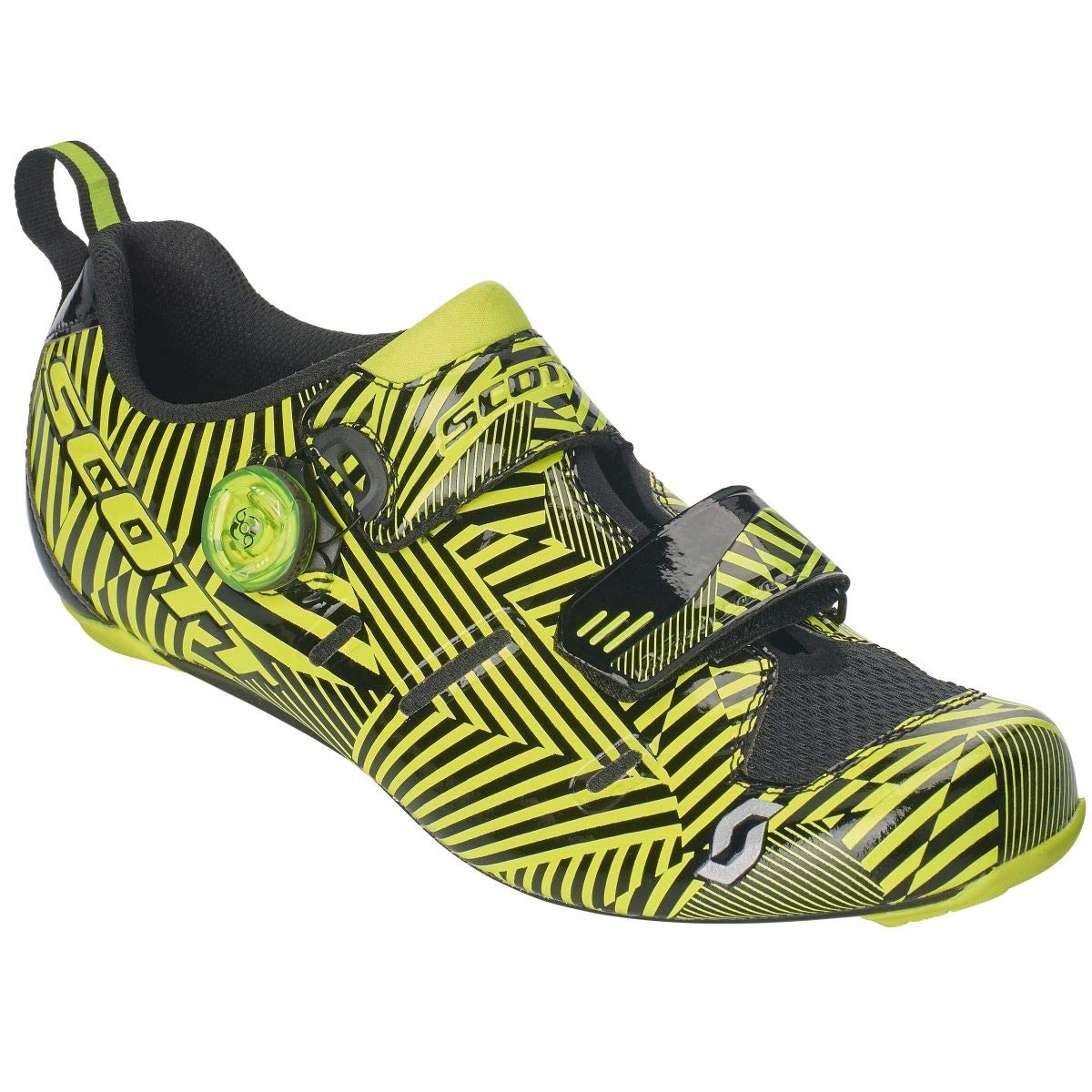 Scott Road Tri Carbon Zapatillas de Ciclismo para Triatlón Negro/Amarillo