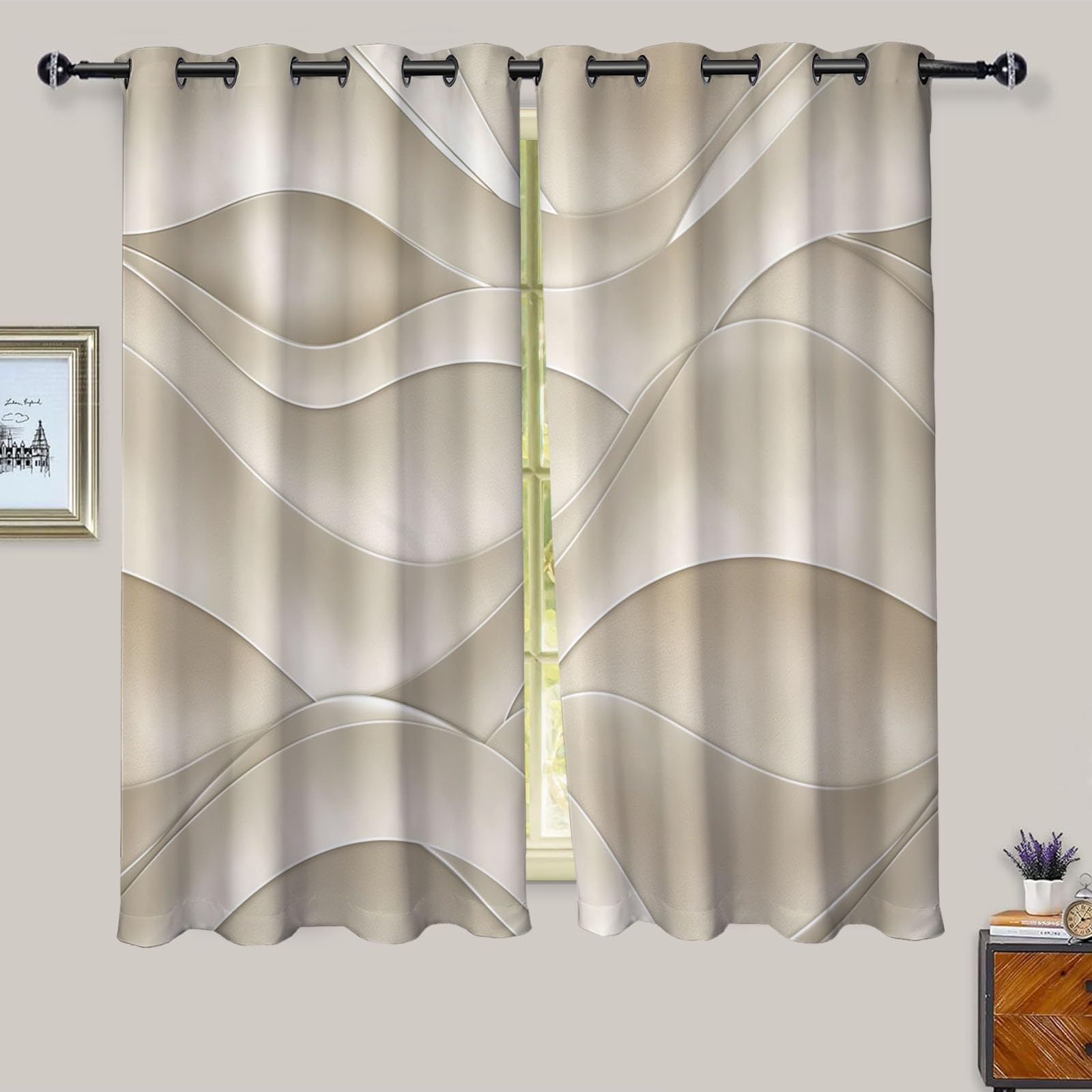 Rideau occultant de chambre 140x240 isolation thermique salon rideaux occultants