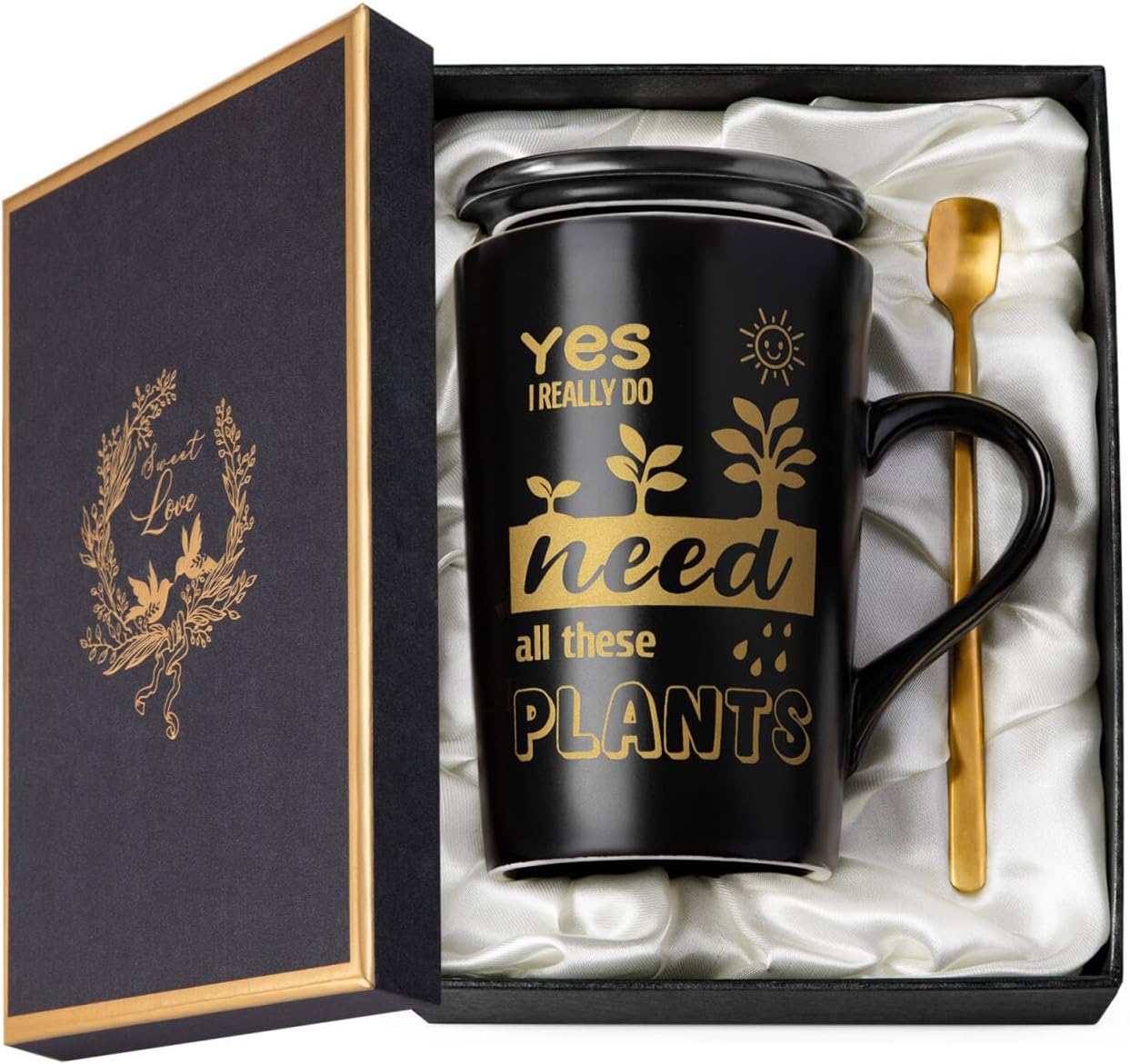 Biching Gardening Gifts for Women Men - Cool Plant Lover Gifts Coffee Mug