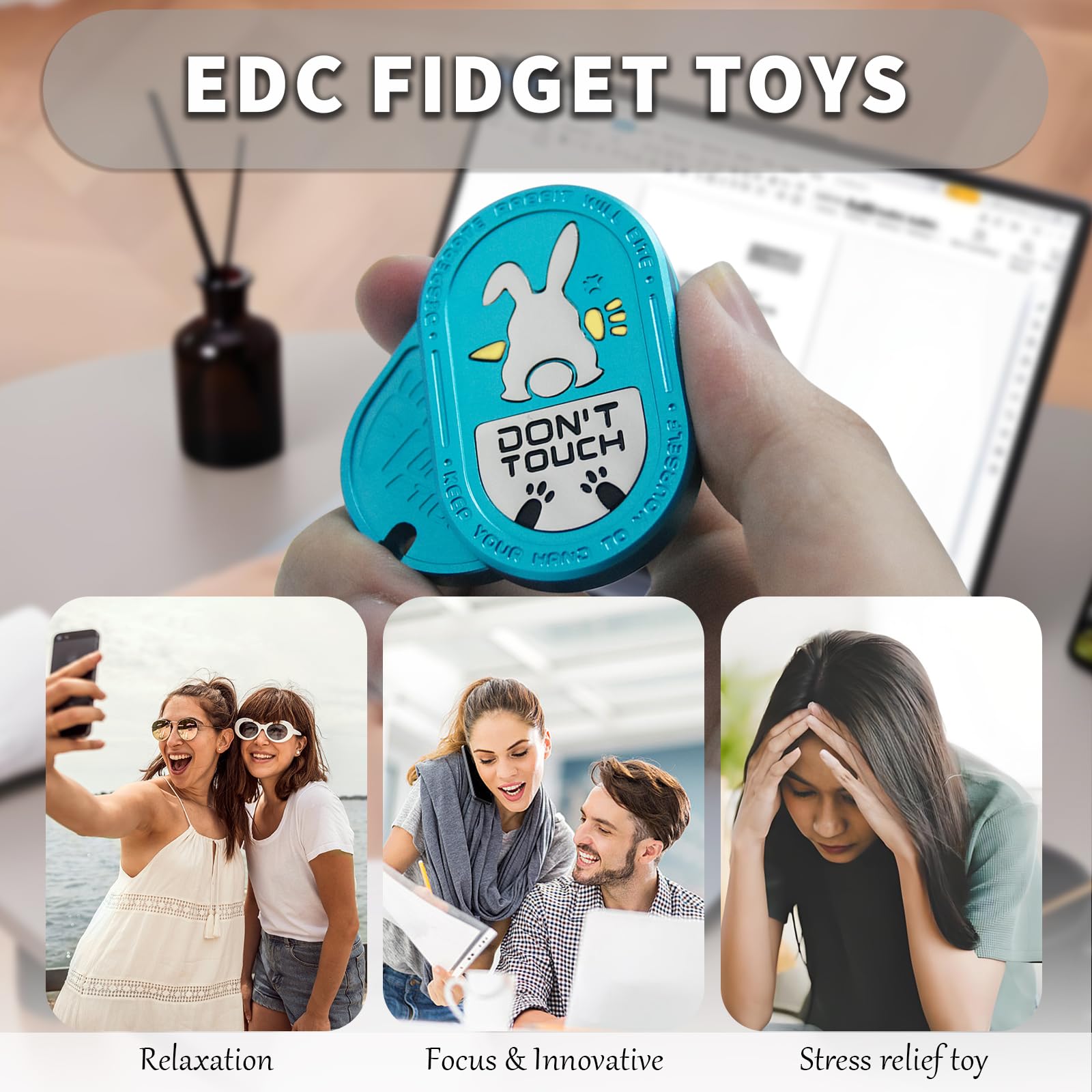 Amazon.co.jp: SKEDC 絶望的なウサギ フィジェットスライダー