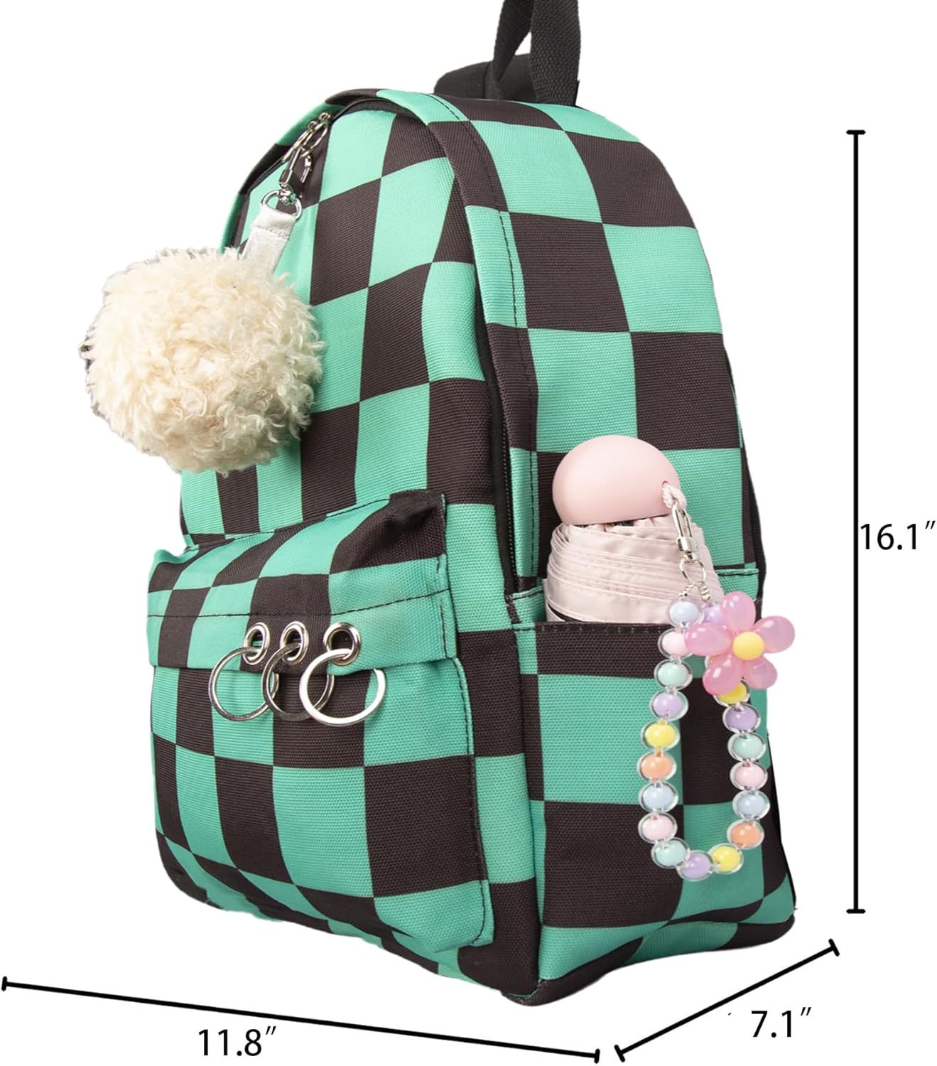 Japanese Anime Cute Backpack School College Outdoor Backpack Large Bookbags for Girls Boys Students Travel Daypacks - Image 6
