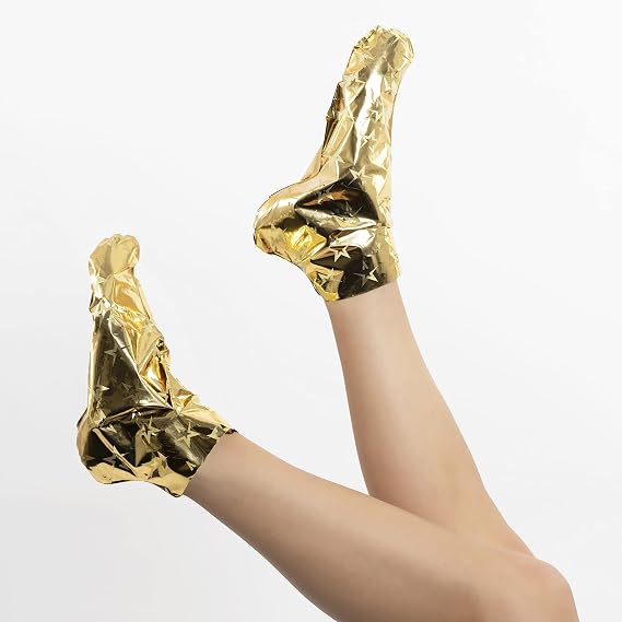 STARSKIN VIP The Gold Mask Giftset - High-end Gift - Complete Collection - Includes Hand, Foot, and Face Masks Headband