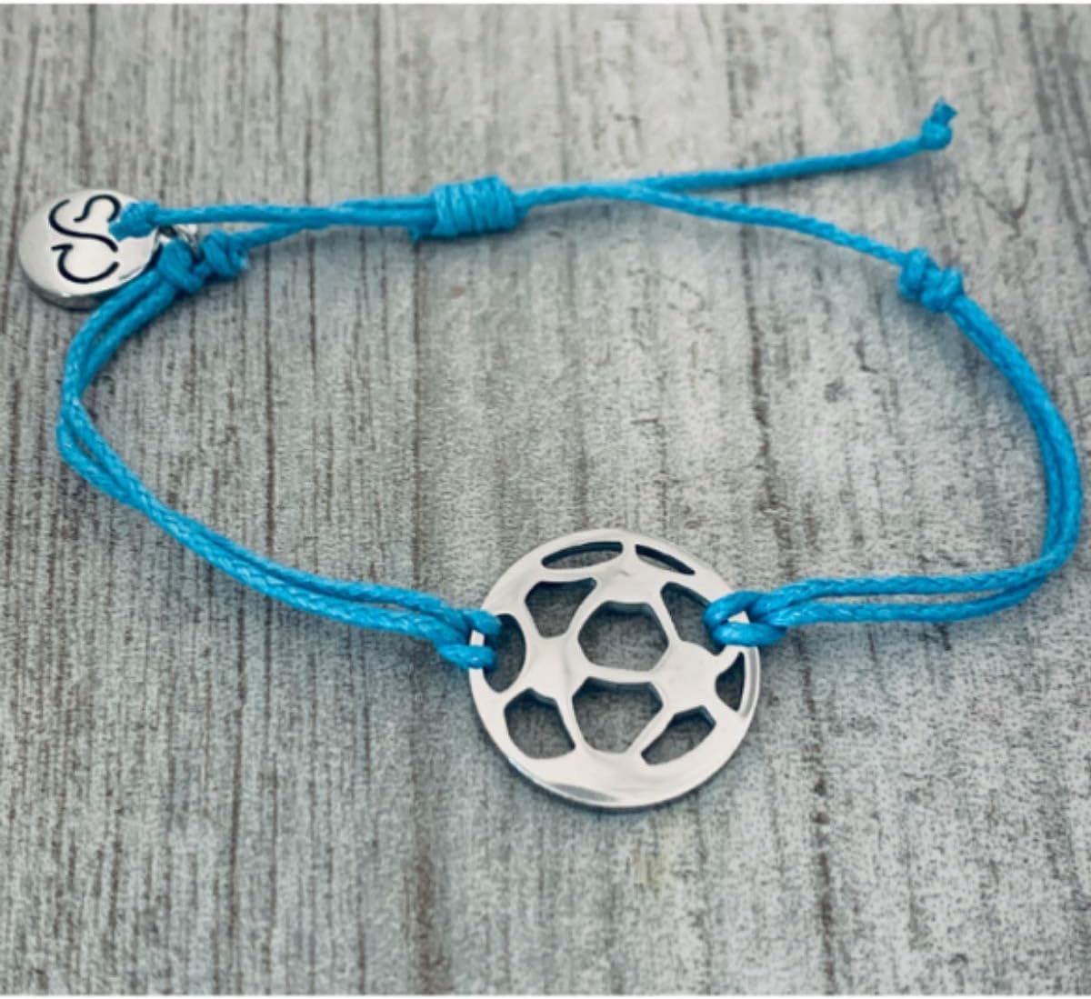 Sportybella Soccer Bracelet, Soccer Jewelry, Adjustable Stainless Steel Soccer Charm Bracelets - Soccer Gifts - Image 2