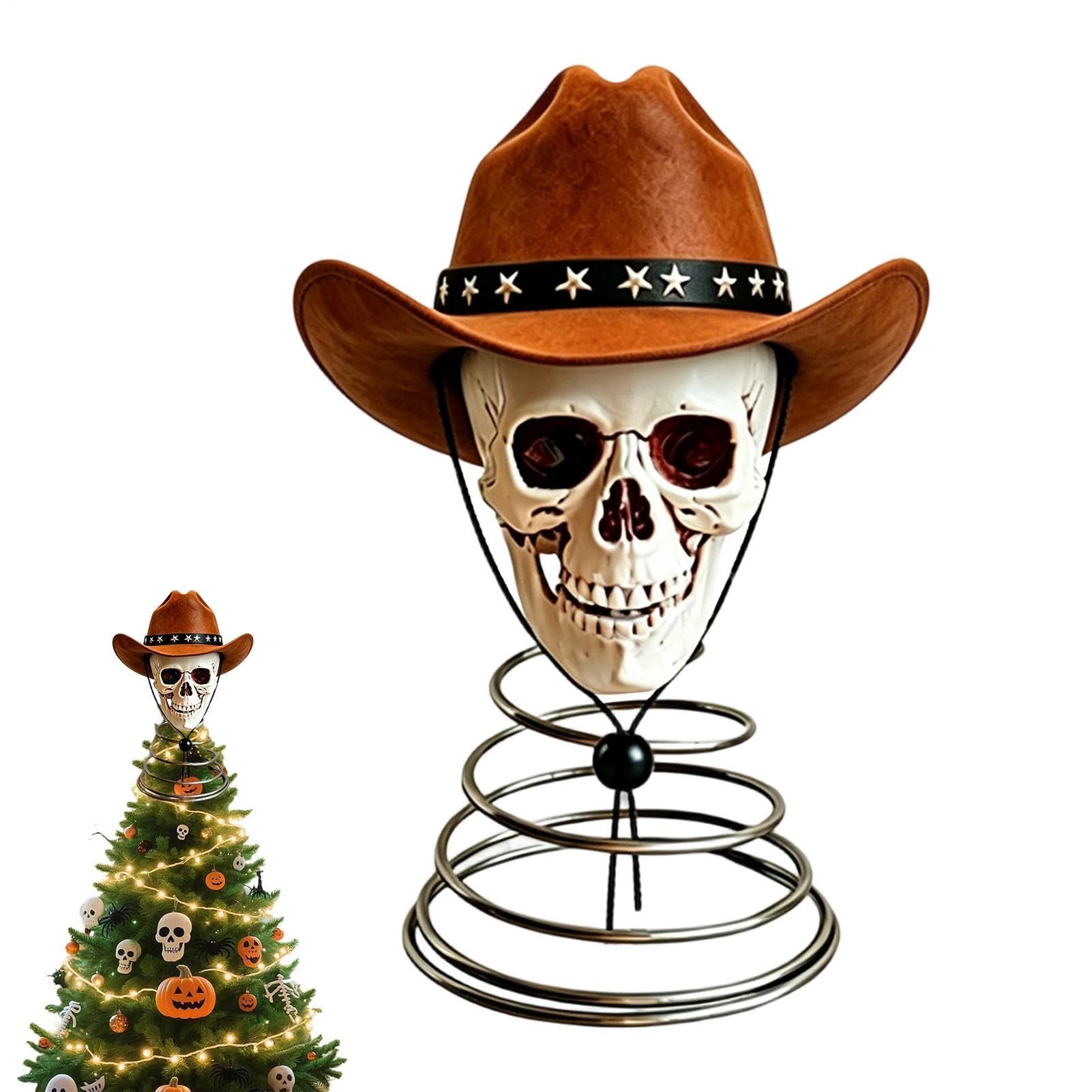 Calavera para árbol de terror: el regalo gótico ideal para decoración de fiestas y terrazas