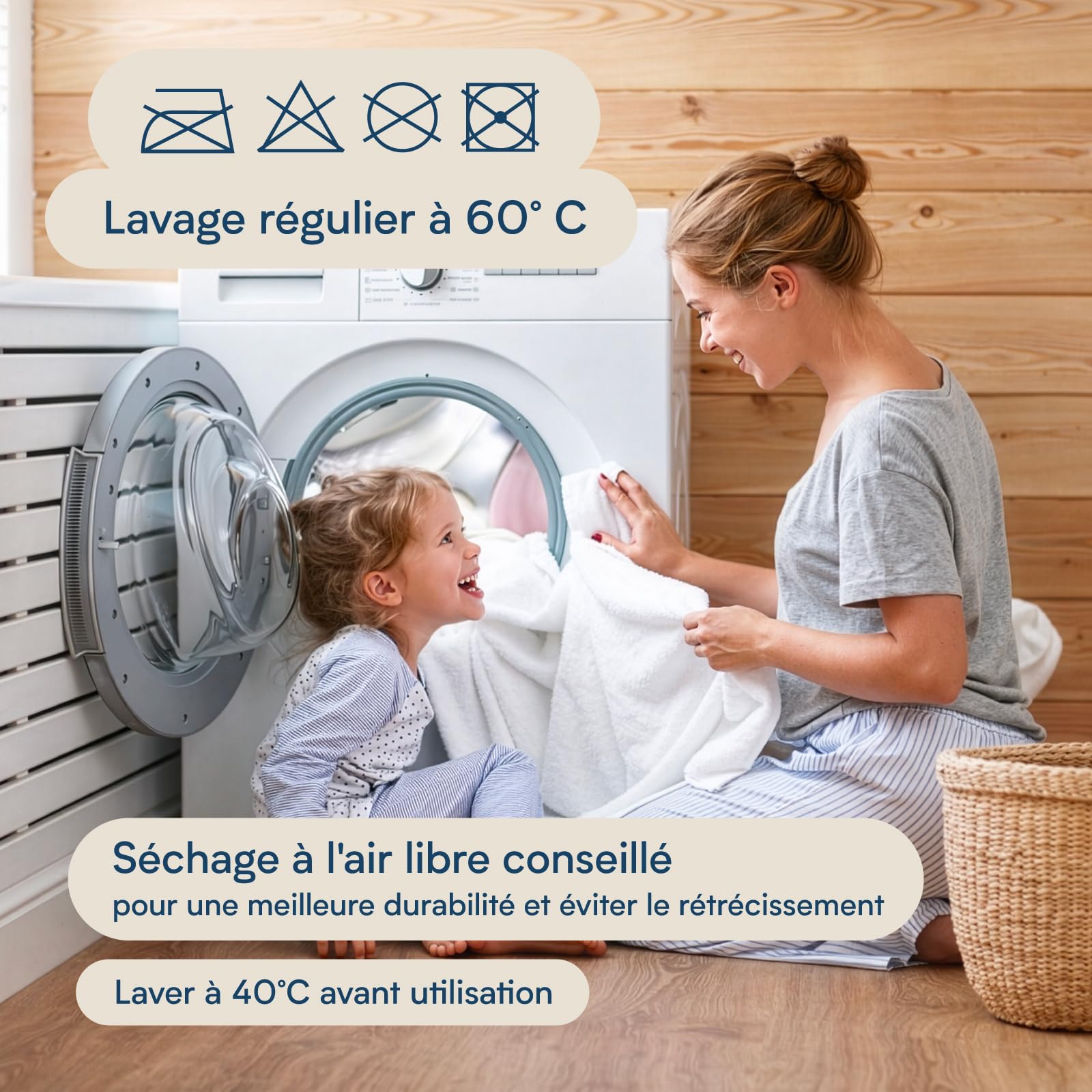 SLEEPZEN Protège Matelas 120x200 cm – Imperméable, Respirant & Silencieux – 100% Coton Ultra Doux – 4 Coins Élastiques – Sanitized® Anti-Acariens – Oeko-Tex – Fabriqué au Portugal