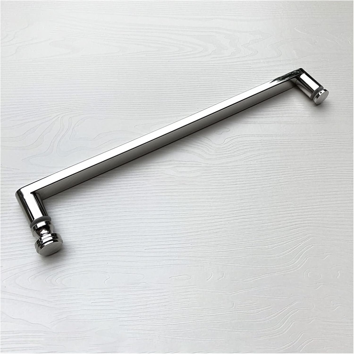 Pull Push Door Handles,SUS304 Stainless Steel Polished Chrome Finish Push and Pull Glass Door Handle Replace Old or Damaged Door Handles (Size : 440mm) (Size : 500mm)