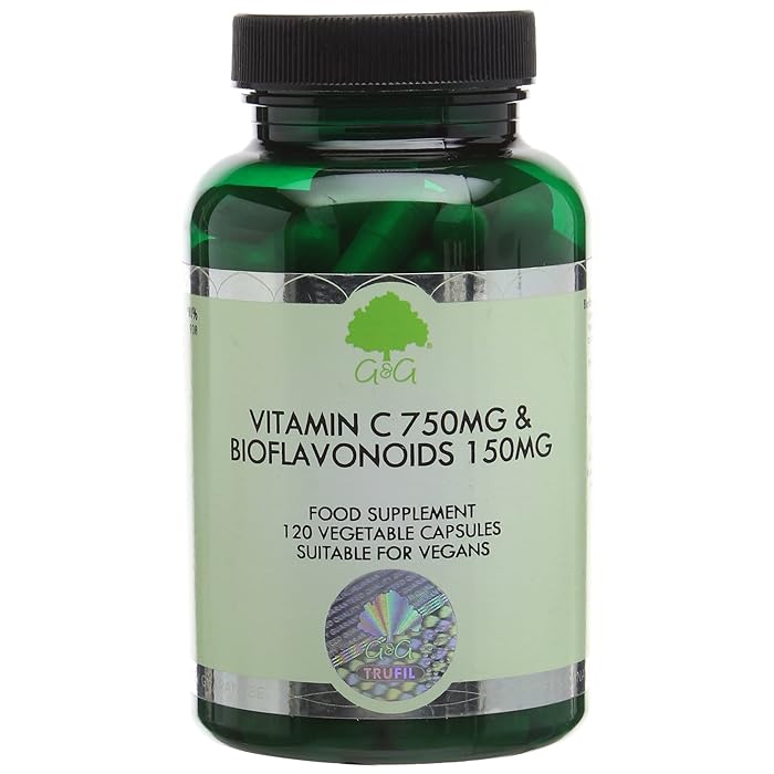 Buy G&G Vitamins Vitamin C & Bioflavonoids 120 Vegan Capsules l