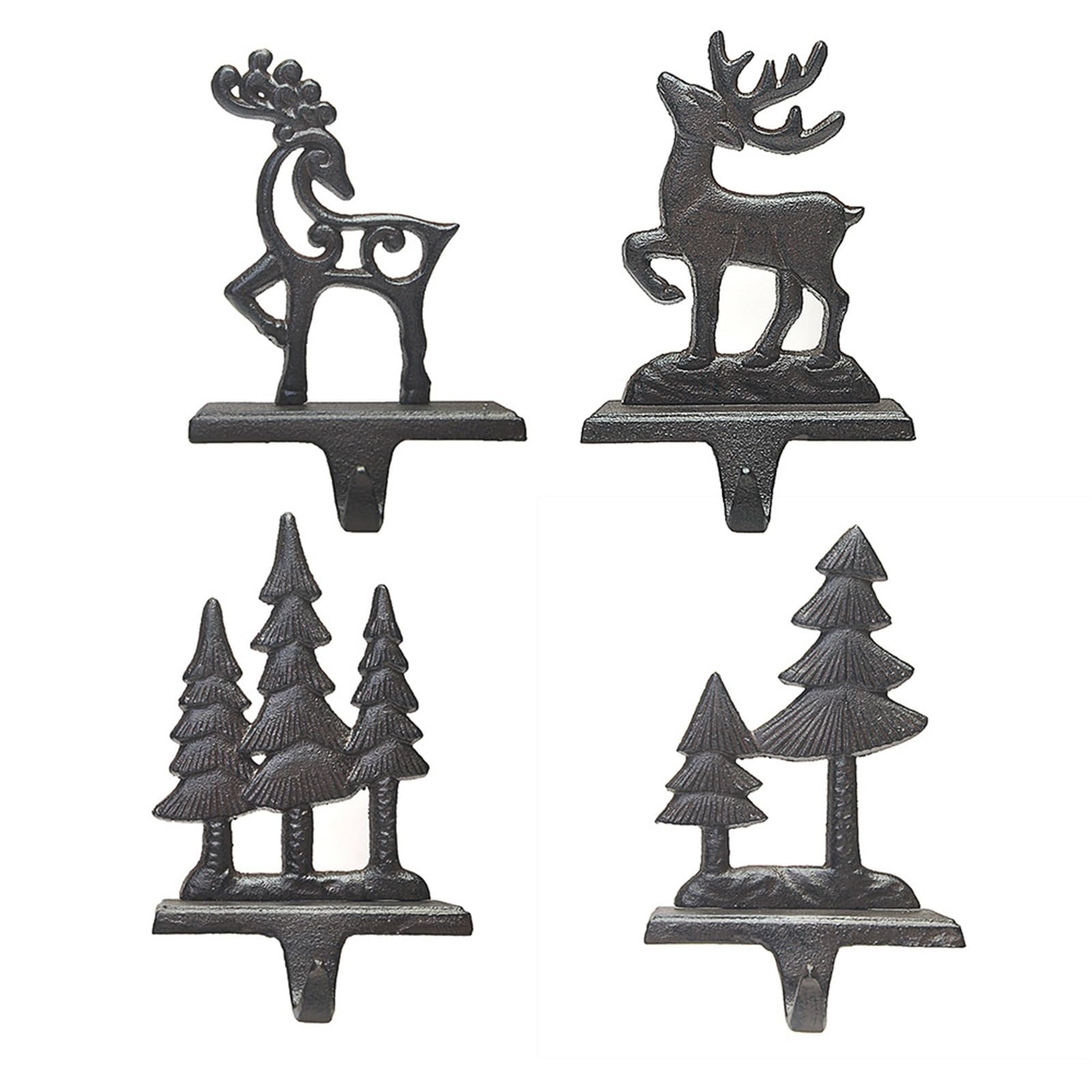 YLFKWLHRW Cast Iron Coat Hooks Vintage Garden Decoration Countryside Cast Iron Creative Hooks for Coats Keys Bags