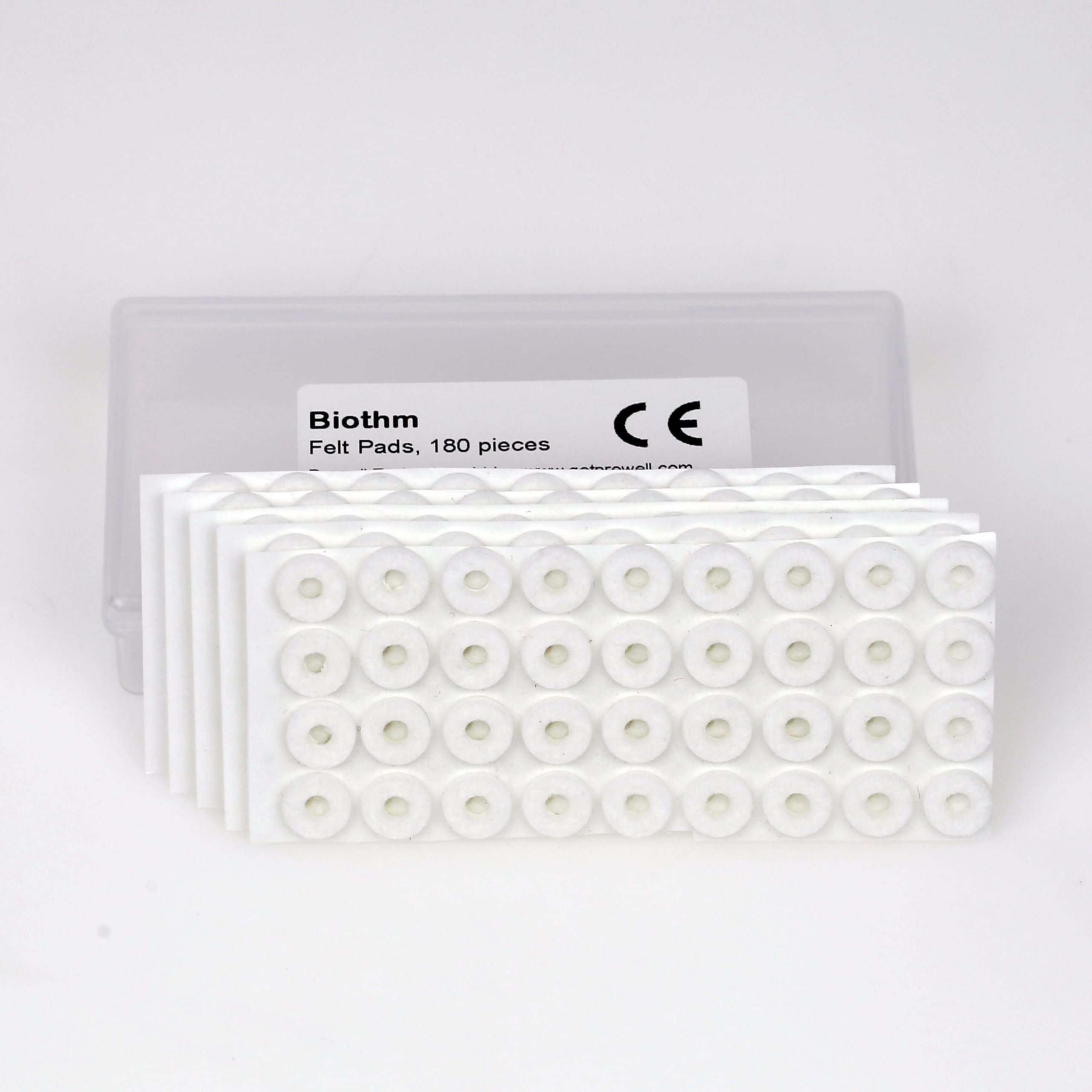 Biothm Felt Ear Clip Electrode Pads for Alpha Wave Stim Devices, 256 Pieces