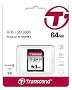 Transcend 300S 64GB SD Card, SDXC, C10, V10, UHS-I U1, 3D NAND Flash, Five-Year Limited Warranty - TS64GSDC300S gallery image