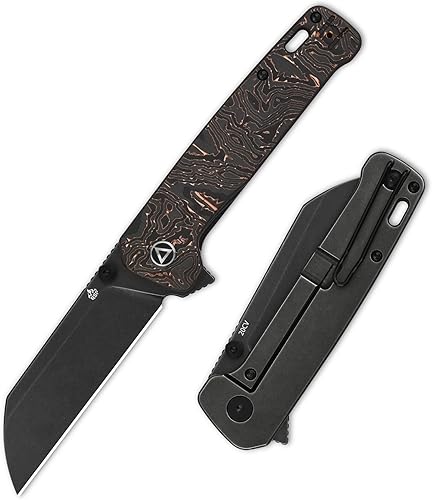 Miniatura 6 de QSP CUCHILLO PENGUIN XL CUCHILLO DE BOLSILLO, CUCHILLA CPM20CV con ABERTURA DE FLIPPER, DIFERENTES OPCIONES DE MANGO DE TITANIO DE COLOR