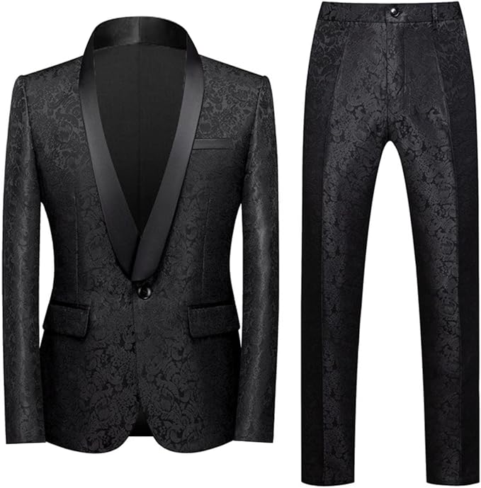 Sakko - Tuta da uomo, 2 pezzi, sportiva, slim fit, per il tempo