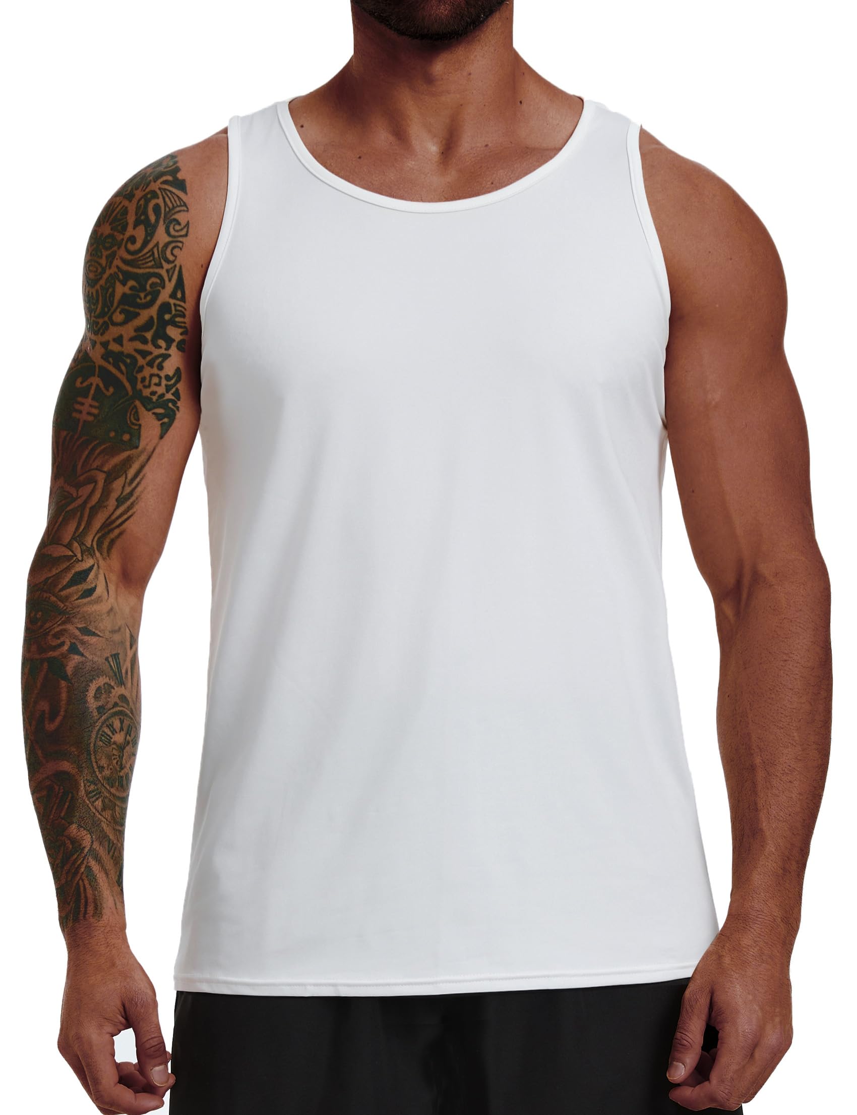 Camiseta Tirantes Hombre Gimnasio Running Fitness Chaleco Sin Mangas Secado Rápido Entrenamiento Deportivo S-3XL