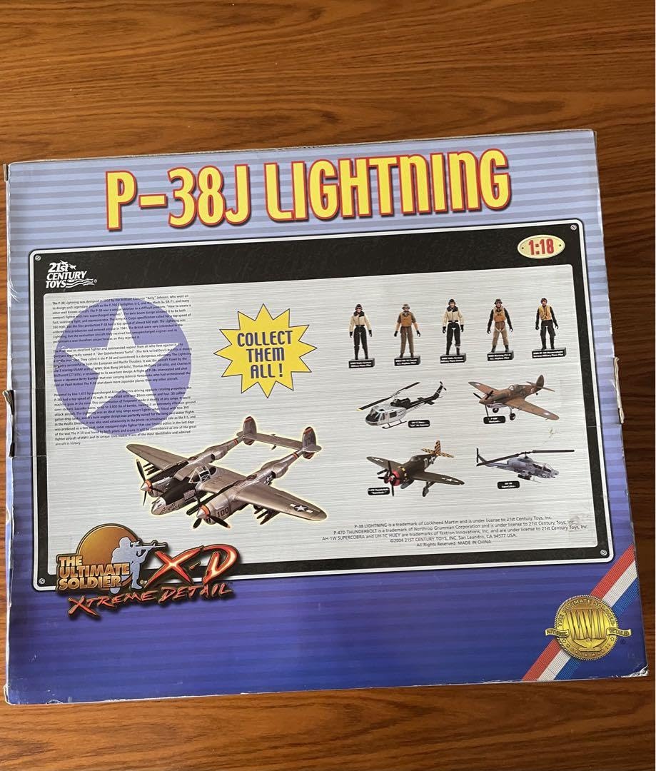 Amazon.co.jp: 21st センチュリートイズ ロッキードP-38J ライトニング  
