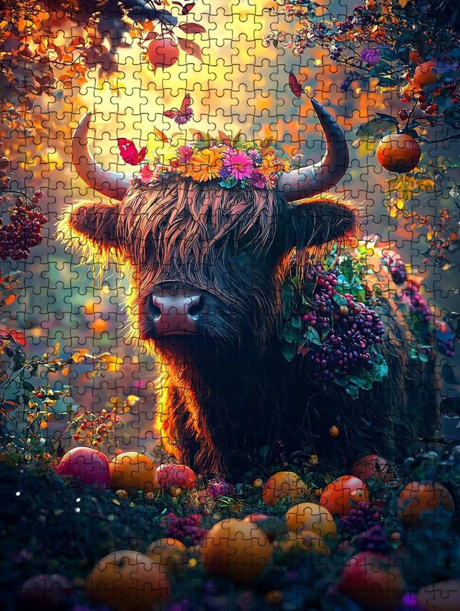 Puzzle 6000 sztuk, puzzle dla dorosłych 6000 sztuk, drewniane puzzle, klasyczne gry edukacyjne, niemożliwe wyzwanie, gry i zajęcia rodzinne, prezent kreatywności DX0YL1-861