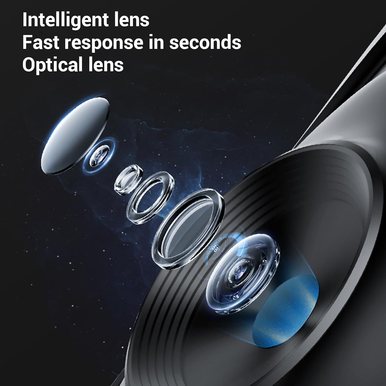 Auto Face Tracking Tripod, 360° Rotating Auto Tracking Phone Stand, No App Required, Phone Camera Stand with Stabilizer and Gesture Control for Live Streaming Vlog Video Recording