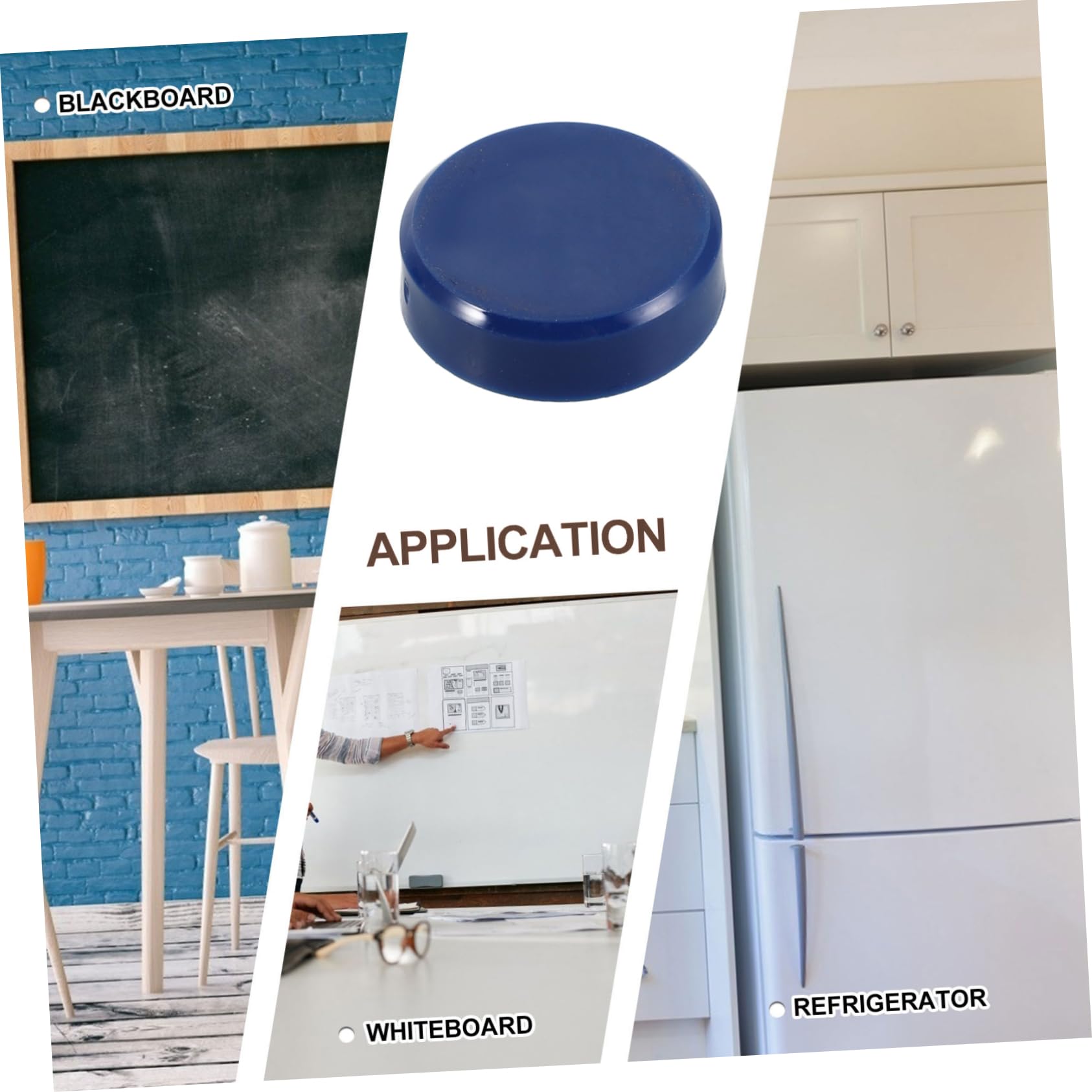 OUNONA 40stücke Runde Kühlschrankmagnete Kleine Magnetscheiben Für Whiteboards Dunkelblau Für Metalloberflächen Organisation Zu Hause Klassenzimmer