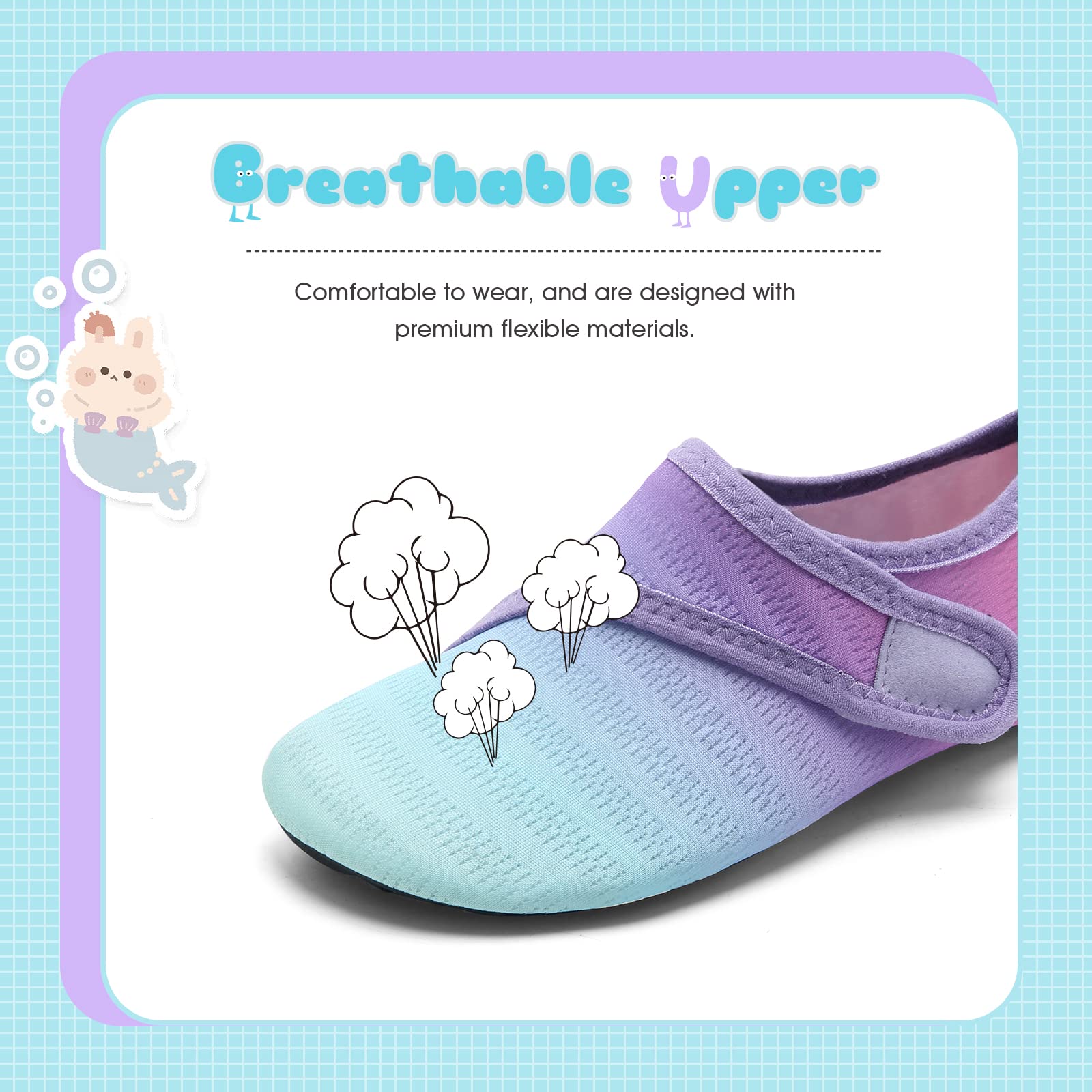 Buty wodne dzieci dziewczęta chłopcy szybkie suszenie antypoślizgowe wygodne buty sportowe wodne unisex dzieci