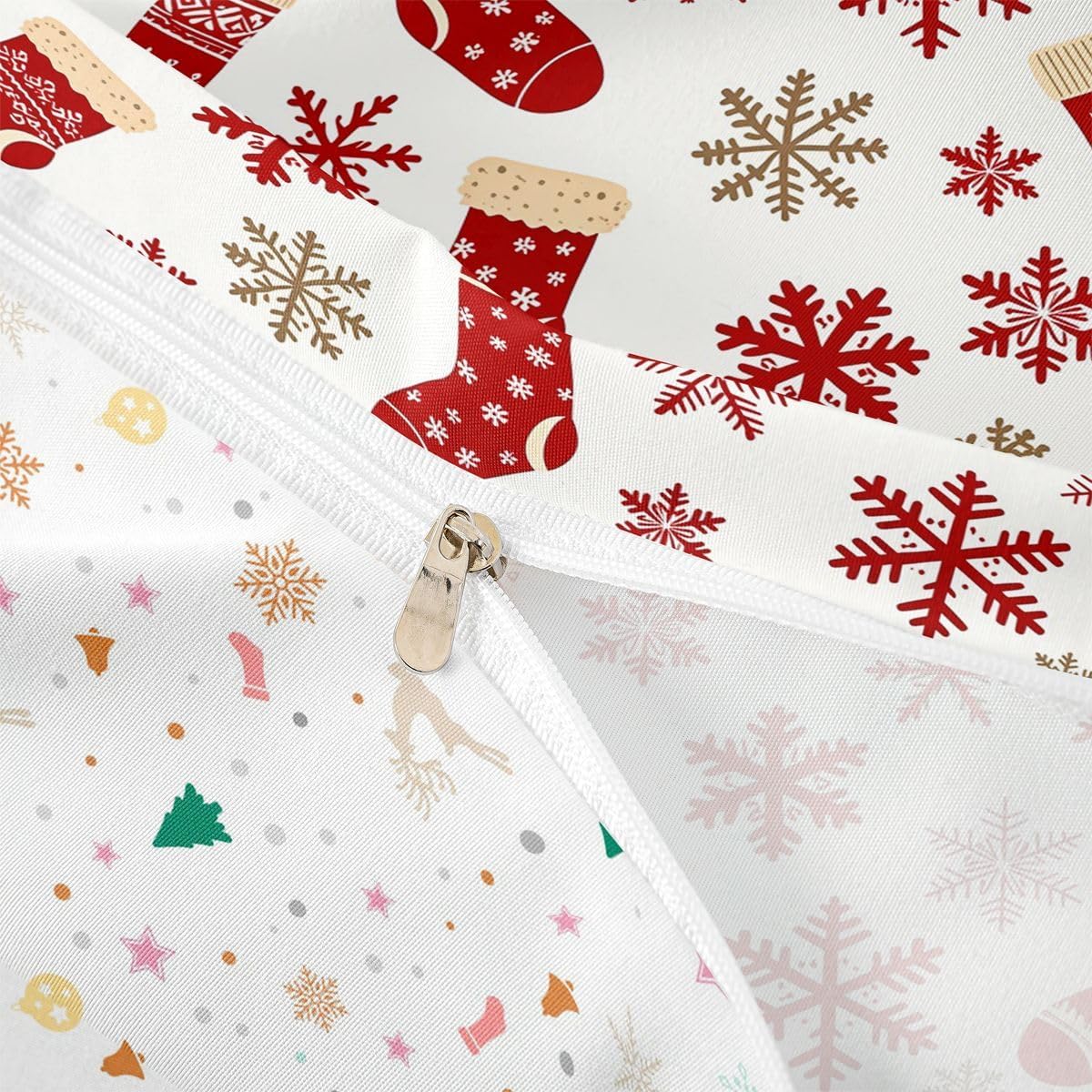 Erosebridal Christmas Stocking Duvet Cover Toddler Size