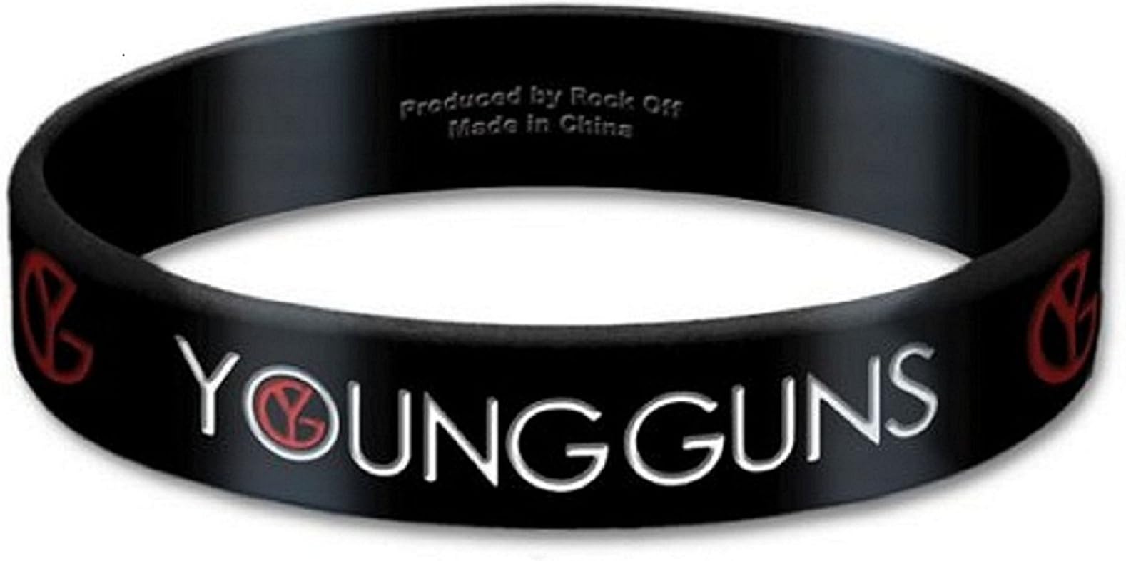 Official Wristband Logo Bones 17mm Rubber Accessory Size