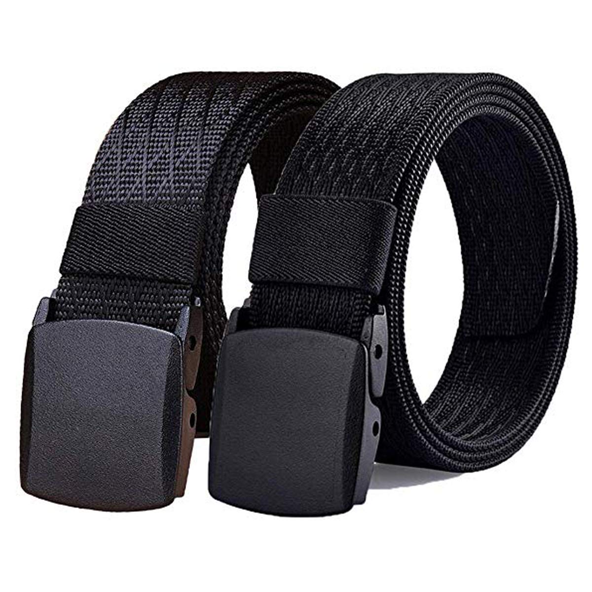 edifier Unisex Nylon & Canvas Waist Belt (BLT064_09_Black)-picture-26