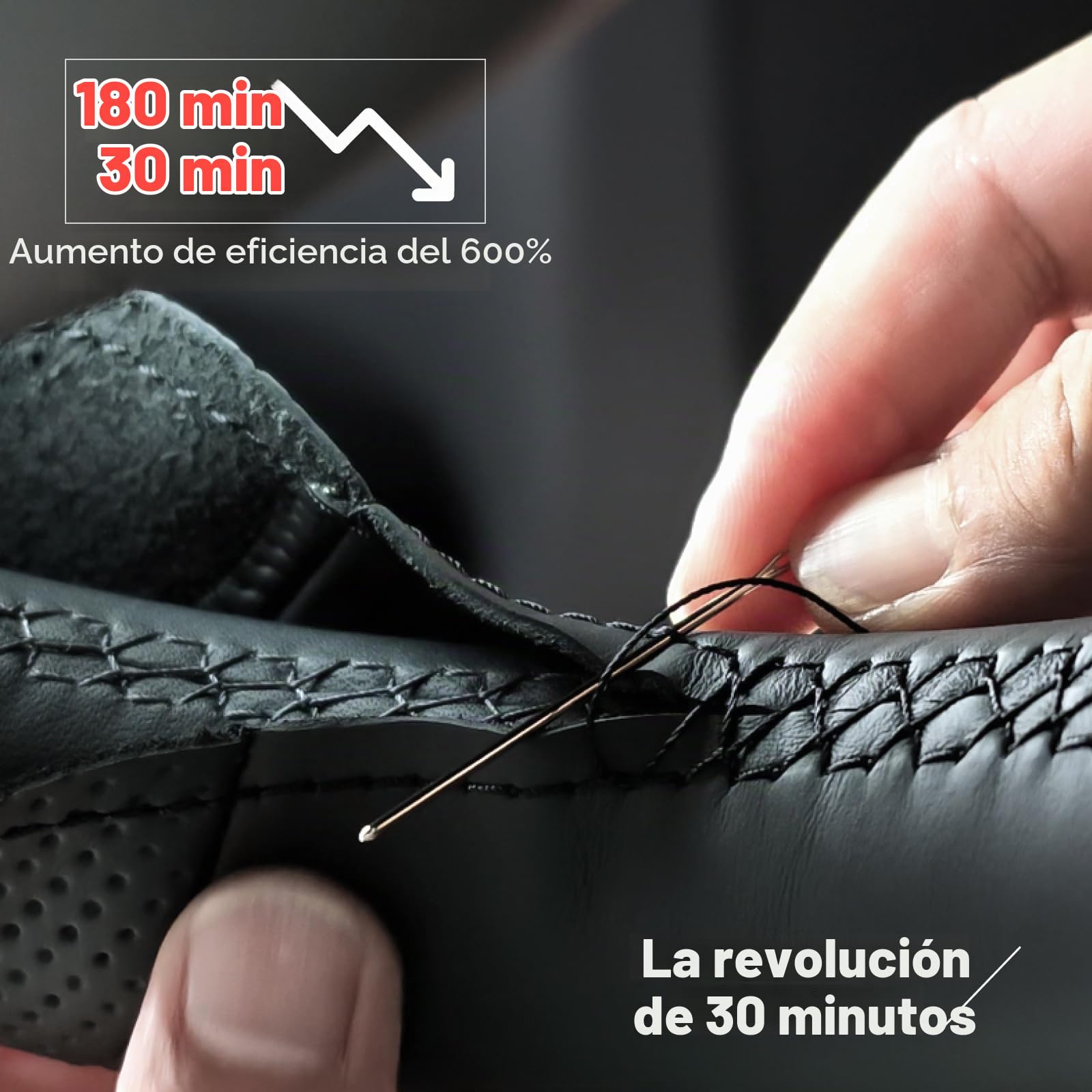 MEWANT - Funda de Volante Cosida para Tesla Model 3 y Tesla Model Y