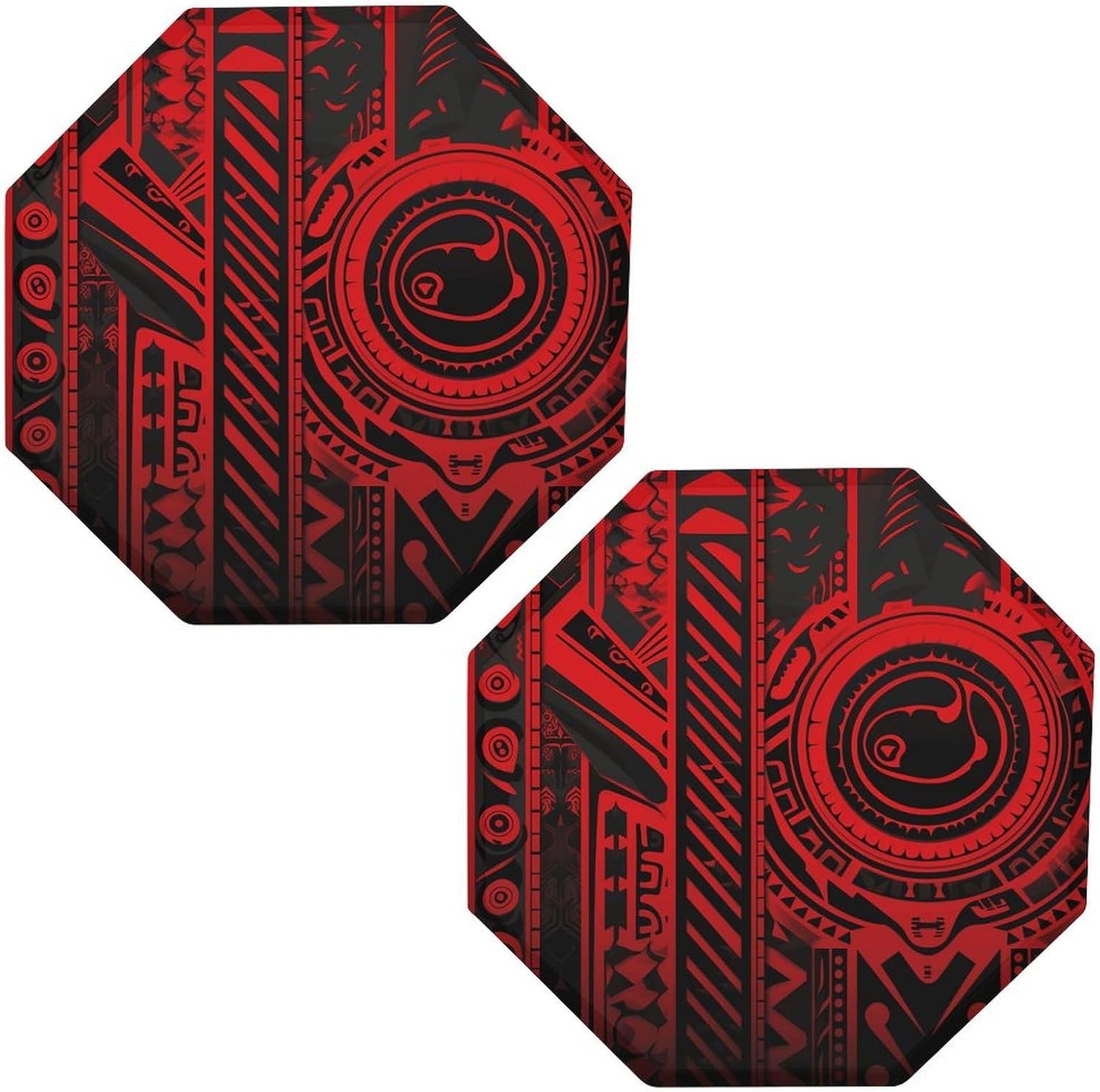 Ctagon Metal Sign for Home, Modern Display Plate for Kitchen, Black And Red Plates Accent Hanging Wall Decorations 3PCS for Living Room, Bedroom, Hallway, Hotel
