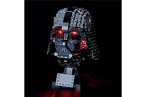 LED Lighting Kit for Darth Vader Helmet - Compatible with LEGO 75304 Building Blocks Model
