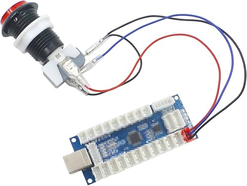 Miniatura 5 de SJJX 2-Player LED USB Encoder a Arcade Joystick y LED Arcade Botones para PC, MAME y Raspberry Pi