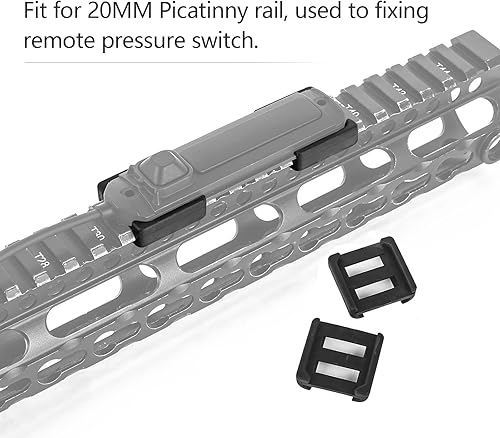 Miniatura 2 de Clips de retención de montaje con interruptor de presión remoto, panel de almohadilla base de control de ranura para interruptor de presión, panel