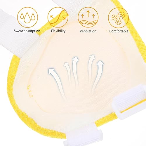 Miniatura 5 de BESPORTBLE Juego de rodilleras para niños, rodilleras 6 en 1 con muñequeras ajustables, protección de seguridad para patinaje, patinaje, patinaje,