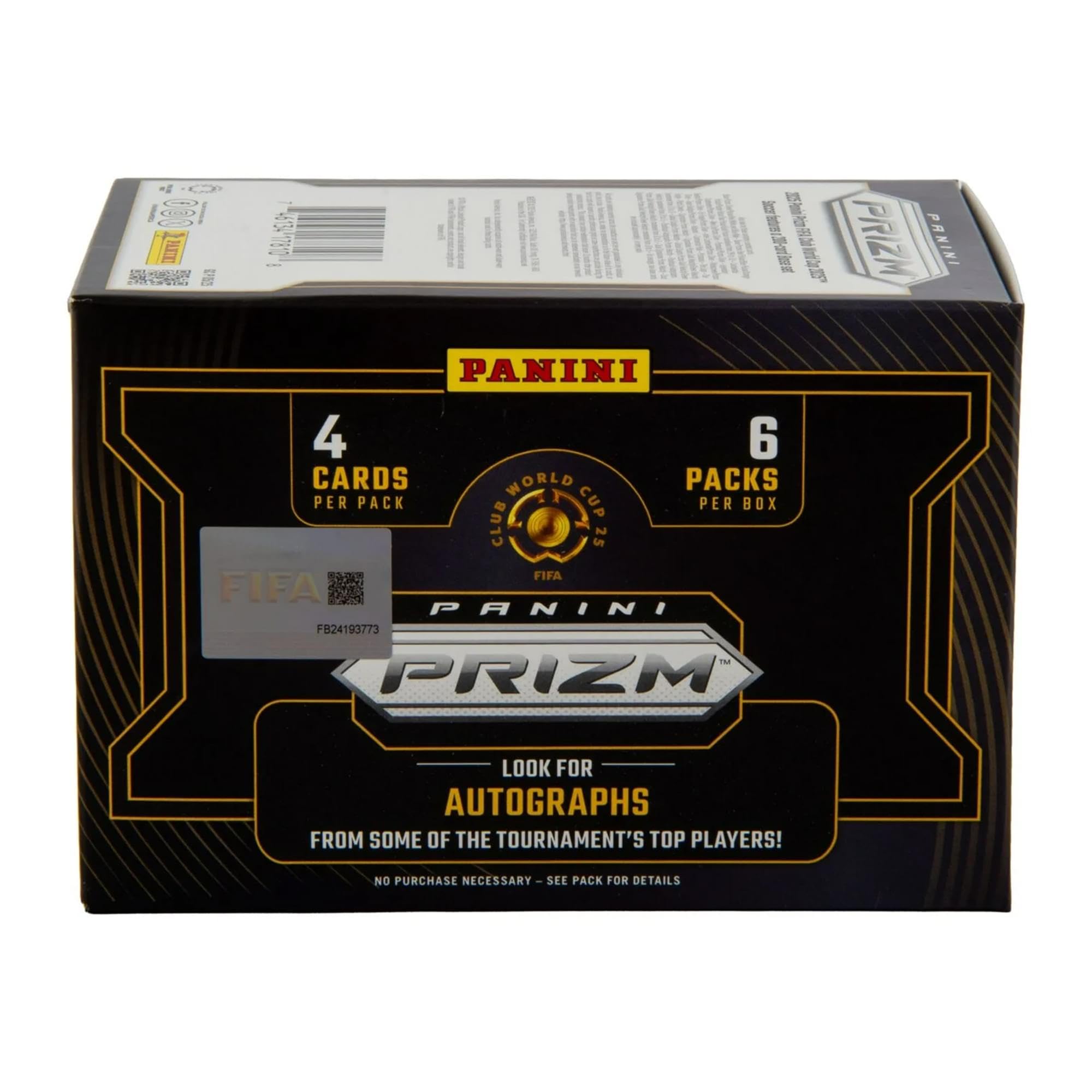 Panini Prizm Club World Cup Soccer Blaster Box 2025 – Cartes à Collectionner FIFA – Comprend des Prix, des recrues et des Inserts exclusifs Blaster – Ensemble Officiel Panini
